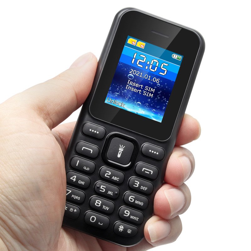 New cell phone UNIWA FD003 1.8 Inch Dual SIM Card Bar 3G 4G Feature Keypad Phone